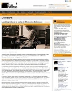 El Club Express - Las biografías a la carta de Memorias Ediciones