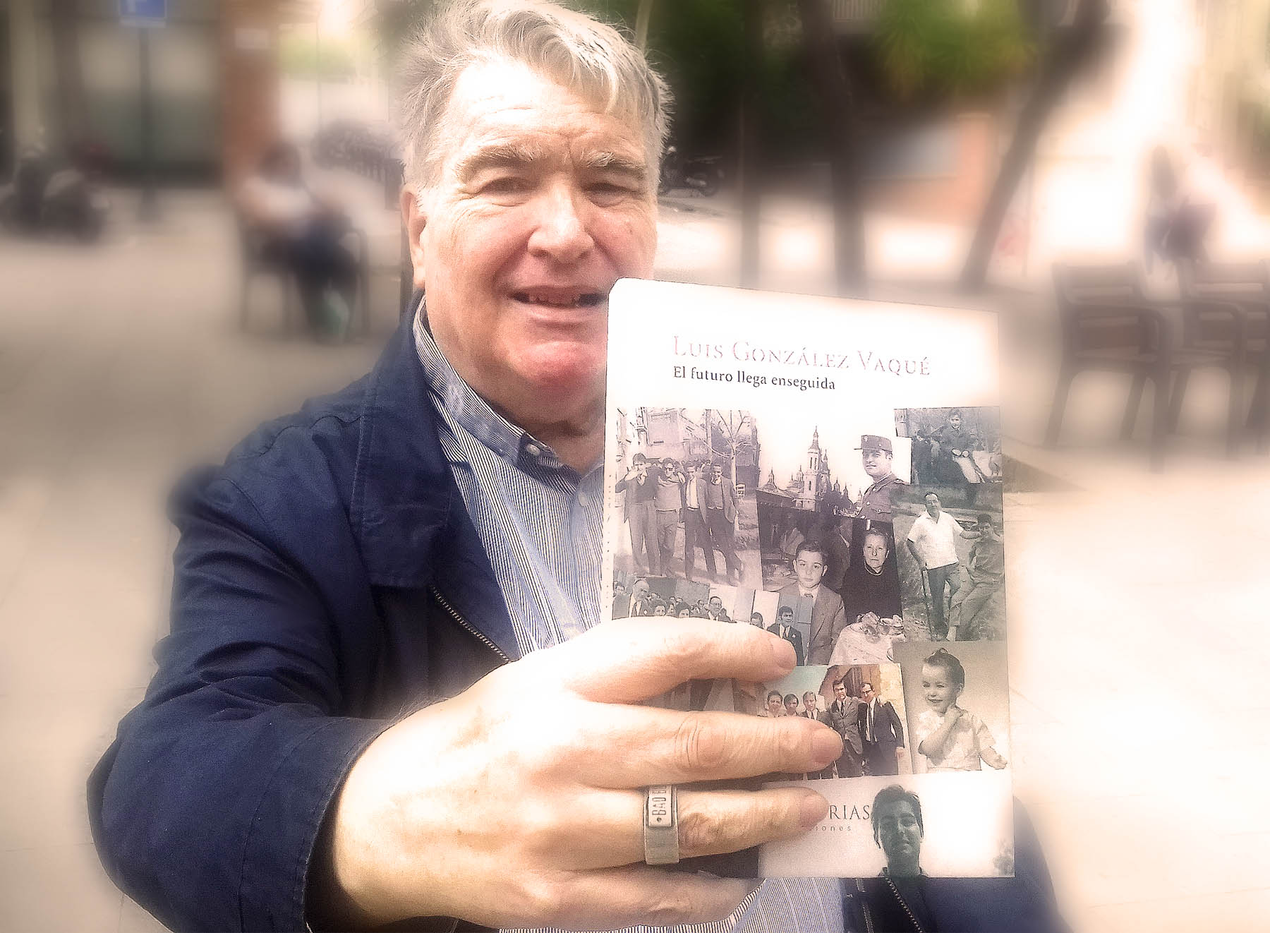 Luis Gonzalez Vaqué y su libro de memorias "El futuro llega pronto"